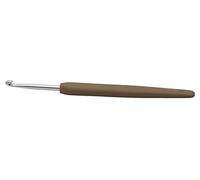 KnitPro KP30908 3.75 mm Waves Aluminium Crochet Hook, Chocolate, Bruin