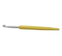 KnitPro KP30911 5 mm Waves Aluminium Crochet Hook, Yellow
