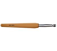 KnitPro KP30916 8 mm Waves Aluminium Crochet Hook, Chocolate, Bruin