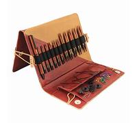 KnitPro Ginger Regal Interchangeable Circular Knitting Needle Set 3.5-12mm (11 Sizes, 10cm Tips)