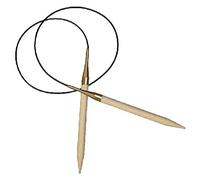 KnitPro KP35355 120 cm x 8 mm Basix Fixed Circular Needles, Birch
