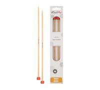 KnitPro KP35425 25 cm x 4.5 mm Basix Single Pointed Needles, Birch, Braun
