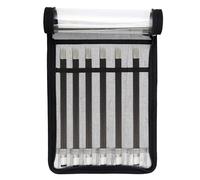 KnitPro KP41615 Karbonz Double Pointed Needle Sock Kit 20cm, Black and Silver