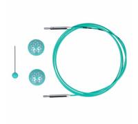 KnitPro Mindful Fixed Int. Cable for 100cm Needle - 3pcs, Blue