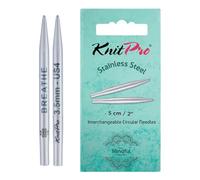 KnitPro Mindful Lace Mini Interchangeable Needles 5cm (2") - 3.50mm US 4