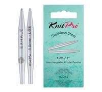 KnitPro Mindful Lace Mini Interchangeable Needles 5cm (2") - 5.00mm US 8