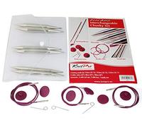 KnitPro Needles, Metal, Silver, Chuky