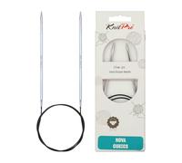 KnitPro KP12156 40 cm x 3.75 mm Nova Cubics Fixed Circular Needles, Shiny Brass