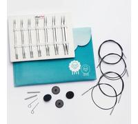 KnitPro Nova Cubics Interchangeable Circular Knitting Needle Tips Deluxe Sets