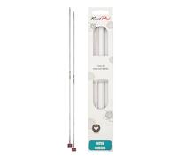 KnitPro Nova Cubics single-point. needles 25cm 3.50mm - 3pcs, Silber