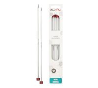 KnitPro Single Pointed Needles Nova Cubics 30 cm (5.00 mm) - Shiny Brass/Silver