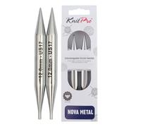 KnitPro KP10411 12 mm Nova Interchangeable Normal Circular Needles, Silver