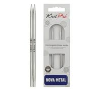 KnitPro 4 mm Nova Interchangeable Normal Circular Needles, Silver