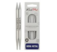 KnitPro Interchangeable Circular Needles Nova – 7.00 mm, 5" (13 cm) – Silver