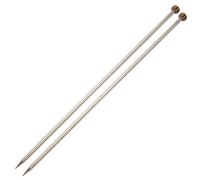 KnitPro Nova Metal 25cm 10" Straight / Single Pointed Knitting Needles All Sizes