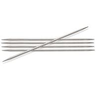 KnitPro Nova Metal Double Pointed Needles - SHORT 10cm /4in x 2.5mm