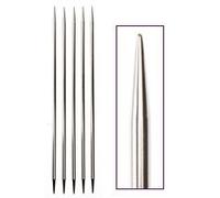 KnitPro Nova Metal Double Pointed Needles - SHORT 10cm /4in x 3mm