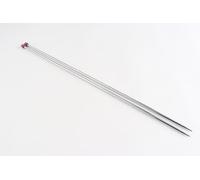 KnitPro KP10201 25 cm x 3.5 mm Nova Single Pointed Needles, Silver