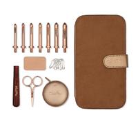 KnitPro Oasis Interchangeable Crochet Hook Set - Smooth Finished Tip, for Both Beginner and Experienced Crocheters, Metal, Chunky, 5.50-10mm - 1 Crochet Hook Set