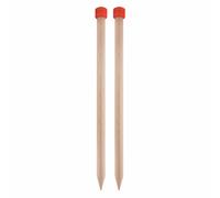 KnitPro Pair of Big Jumbo Birch Knitting Needles 20mm - 35mm x All Lengths