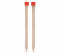 KnitPro Pair of Big Jumbo Birch Knitting Needles 20mm - 35mm x All Lengths