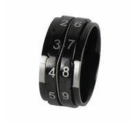 KnitPro Row Counter Ring Knit Tally Register Knitting Rainbow Or Black Metal