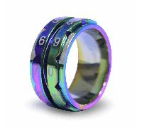 KnitPro Row counter ring size 7-17.3mm - rainbow - 3pcs