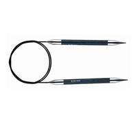 KnitPro Royale: Knitting Pins: Circular: Fixed: 100cm x 8.00mm, Birchwood, brass, Multi-Colour, 8mm