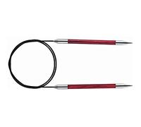 KnitPro Royale: Knitting Pins: Circular: Fixed: 40cm x 6.00mm, Birchwood, brass, Multi-Colour, 6mm