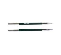 KnitPro Royale: Knitting Pins: Circular: Interchangeable: Special: 11.6cm x 3.50mm, Birchwood, brass, Multi-Colour, 11.6 x 0.35 x 0.35 cm