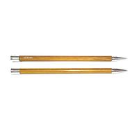 KnitPro Royale: Knitting Pins: Single Ended: 25cm x 12.00mm, Birchwood, brass, Multi-Colour, 25 x 1.2 x 1.3 cm