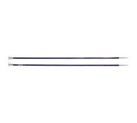 KnitPro Royale: Knitting Pins: Single Ended: 25cm x 3.00mm, Birchwood, brass, Multi-Colour, 3mm