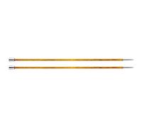 KnitPro Royale: Knitting Pins: Single Ended: 35cm x 3.75mm, Birchwood, brass, Multi-Colour, 3.75mm