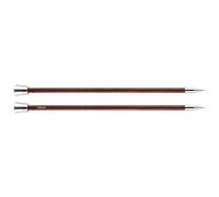 KnitPro Royale: Knitting Pins: Single Ended: 35cm x 7.00mm, Birchwood, brass, Multi-Colour, 7mm