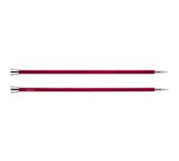KnitPro Royale: Knitting Pins: Single Ended: 40cm x 6.00mm, Birchwood, brass, Multi-Colour, 6mm