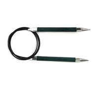 KnitPro Royale: Knitting Pins: Circular: Fixed: 100cm x 10.00mm, Birchwood, brass, Multi-Colour, 10mm