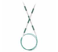 KnitPro Fixed Circular Needles Smartstix 32" (80cm) 8.00mm Green