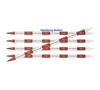 KnitPro Smart Stix: Knitting Pins: Double-Ended: Sienna: Set of 5: 20cm x 8.00mm KnitPro Multicolor
