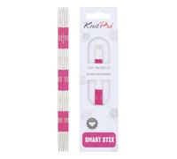 KnitPro Double Pointed Needles Smartstix Metal Pink 5.5" (14cm) 2.00mm