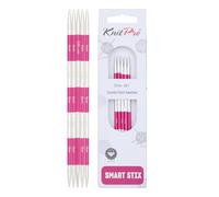 KnitPro Knitting Pins: Double-Ended:, Metal, Pink, 3.5mm