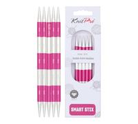 KnitPro Smartstix Double Pointed Needles 5.5" (14cm) | 6.00mm