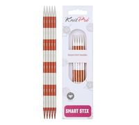 KnitPro Knitting Pins: Double-Ended:, Metal, Sienna, 5mm