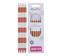 KnitPro Smartstix Double Pointed Needles 8" (20cm) | 7.00mm