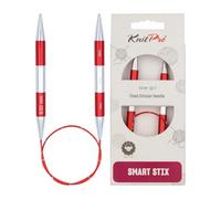 KnitPro SmartStix Circular Needle 40cm 8.00mm - 3pcs, Red