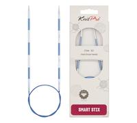 KnitPro Smart Stix: Knitting Pins: Circular: Fixed: Blue: 60cm x 2.75mm