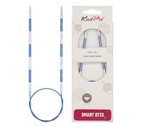 Smart Stix: Knitting Pins: Circular: Fixed: Blue: 60cm x 3.50mm Groves & Thames Blue One Size