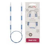 KnitPro Smart Stix: Knitting Pins: Circular: Fixed: Blue: 60cm x 4.50mm