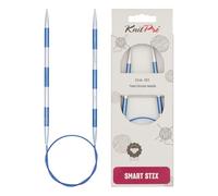 KnitPro Knitting Pins: Circular, Metal Nylon, Blue, 5mm