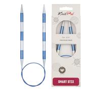 KnitPro Knitting Pins: Circular, Metal Nylon, Blue, 7mm