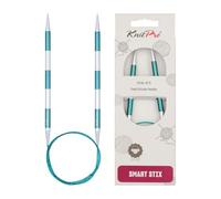 Groves Of Thames Smart Stix: Knitting Pins: Circular: Fixed: Green: 80Cm X 6.00mm
